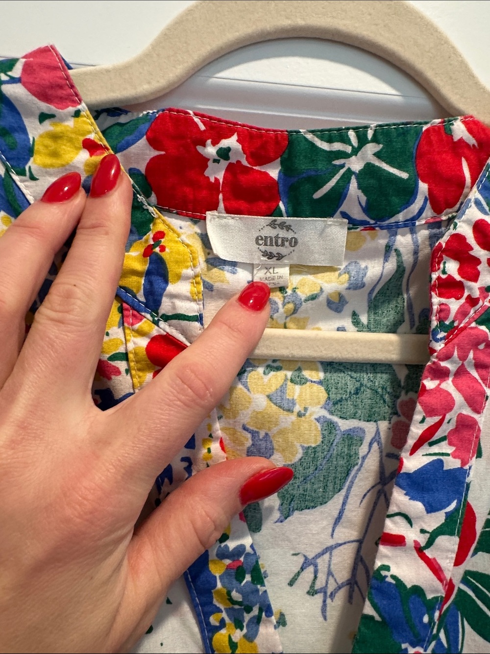 Entro Bright Floral Dress- XL - Picture 2 of 3